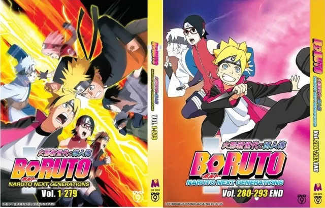 Anime DVD Boruto: Naruto Next Generations Volume 1 - 160 English Audio Free  USPS