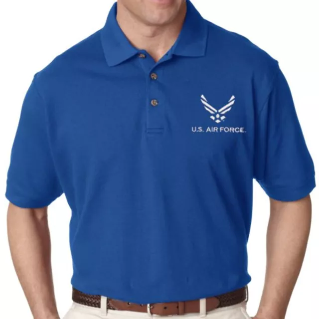 US Air Force USAF Golf Polo Shirt