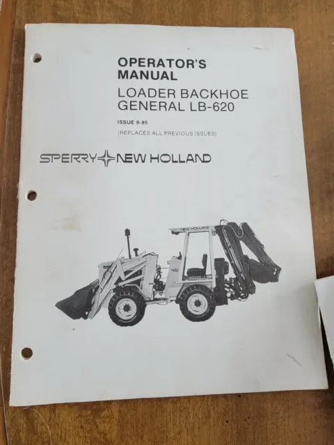 New Holland Lb620 LB-620 Loader Backhoe Oem Manual