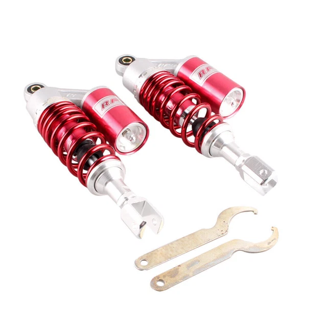 Pair 280mm Rear Air Shock Absorbers Spring Suspension For BMW Honda Universal