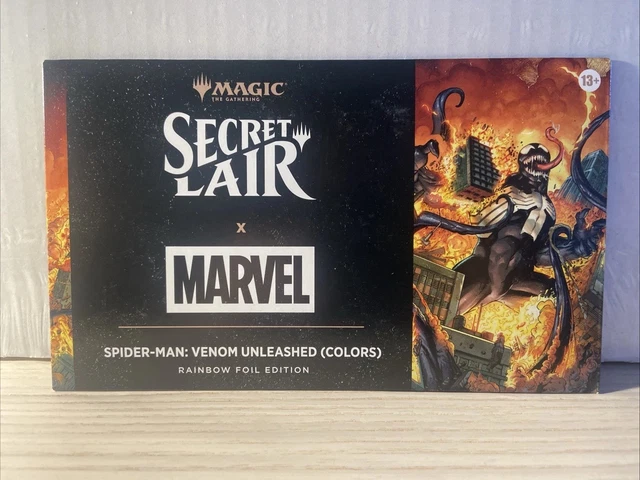 🕸️ MTG SECRET Lair Marvel Spider-Man Venom Unleashed Inks