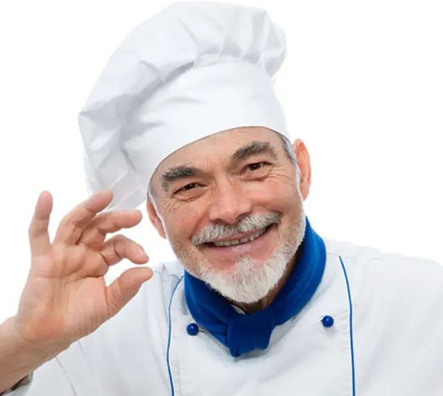 Chef Hat Unisex Adult Mushroon Design Adjustable Kitchen Uniform Cap for Baking