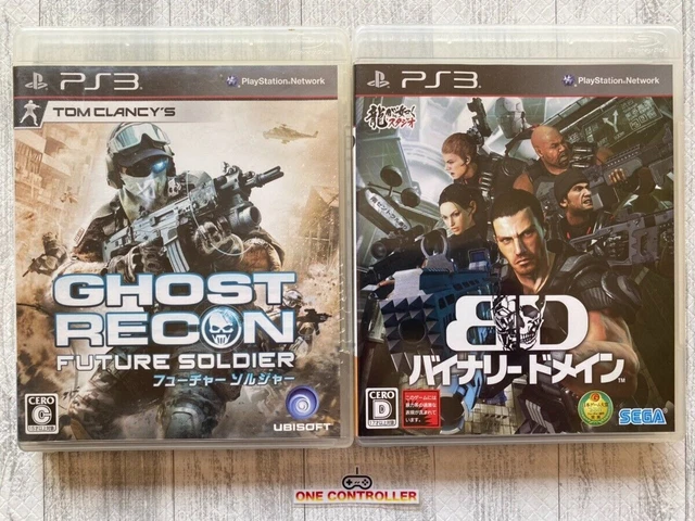 SONY PlayStation 3  PS3 Ghost Recon Future Soldier & Binary Domain from Japan