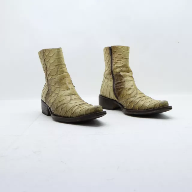 Stivaletto Cowboy  Numero: 41 Usati (Cod.ST3443) Uomo Made in ITALIA Beige