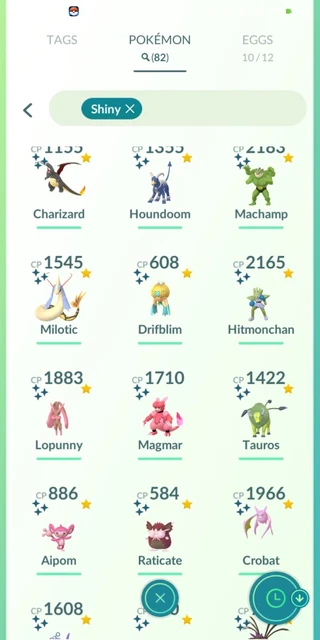 Pokemon GO Shiny Pokemons