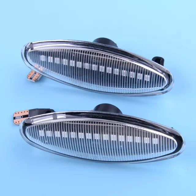 1Pair Dynamic LED Side Marker Light Indicator fit for Jaguar S-Type XK8 XKR