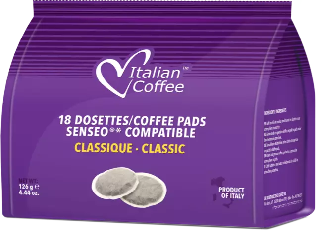 54 Pods Senseo compatible Italian Coffee Pads STARTER PACK! FREE FAST SHIPPING!