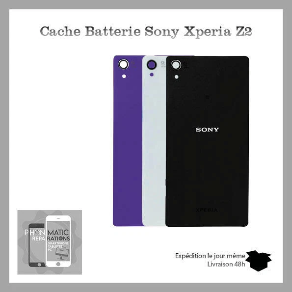 Vitre Arrière Noire pour Sony Xperia XZ Premium / XZ Premium Dual