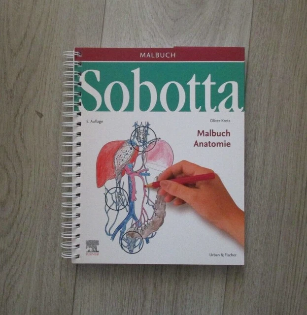 Sobotta Malbuch Der Anatomie SOBOTTA MALBUCH ANATOMIE Oliver Kretz NEU EUR 16,50 - PicClick DE