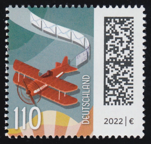 3671 Welt der Briefe: Luftpost 110 Cent, ** postfrisch