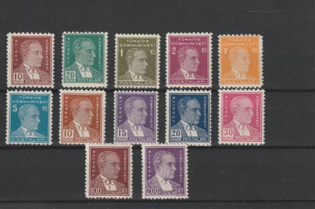 Turkey 1951 Fifth Ataturk Complete Set Mnh / **