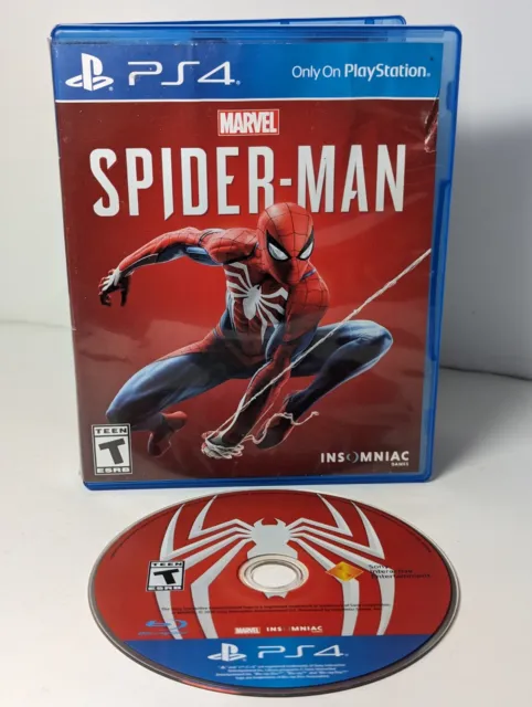 Marvel Spider-Man (PlayStation 4, 2018) PS4 Super Hero Video Games Retro Vintage