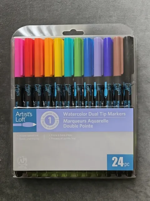 https://www.picclickimg.com/TuIAAOSwkZplkEWm/Artists-Loft-Watercolor-Markers-Dual-Tip-24-Colors.webp