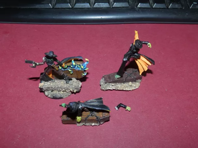 Wyrd: Malifaux: Guild: Painted metal Death Marshal x3