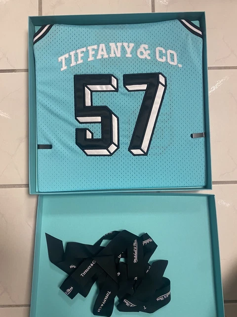 Tiffany & Co. x NBA x Mitchell & Ness Basketball Jersey Tiffany Blue/Black