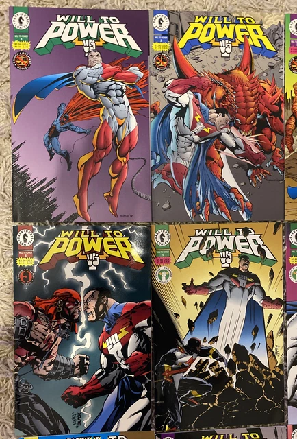 Will To Power #1 - #12 Complete Set Dark Horse Comics 1994 Sent In Cboard Mailer 2