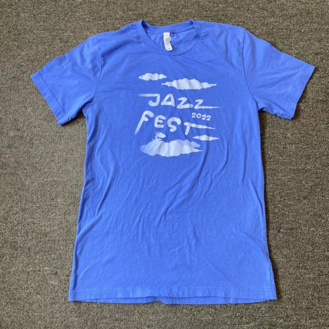 2022 Jazz Fest New Orleans Louisiana T-shirt Women’s? Size Med Blue