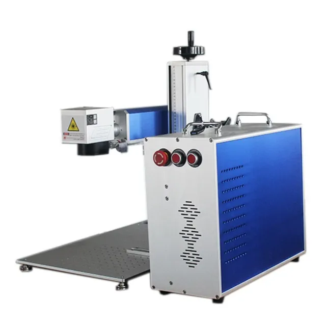 50W Split Fiber Laser Marking Engraving Machine Rotation Axis, jpt Laser FDA