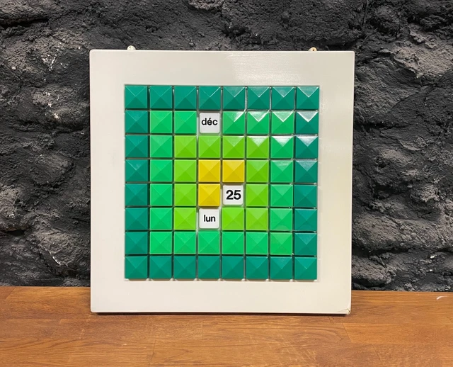 CALENDRIER PERPÉTUEL VINTAGE Jakob Maul - Années 70 - Fonctionne EUR 35