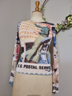 Cop Copine : Superbe Tee Shirt Vintage Tatoo Mesh Postal Service