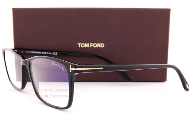 Brand New Tom Ford Eyeglass Frames FT 5584-B 001 Black For Men Size 56mm 3