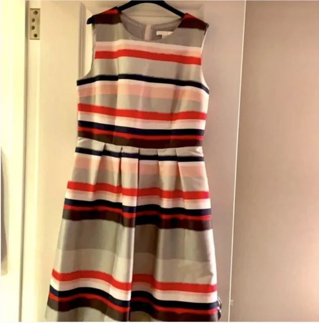 HUGO BOSS Diljana Striped Dress size 8