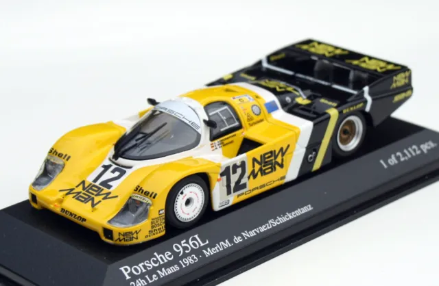 Porsche 956L 24h Le Mans 1983 #12 Joest Racing, Schickentanz, Minichamps M. 1:43