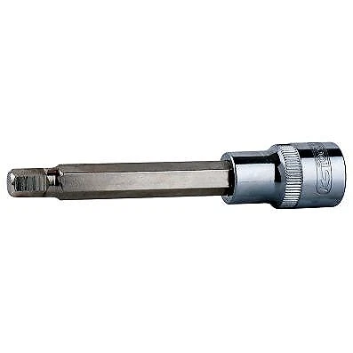 KS TOOLS 1/2" CHROMEplus nodo bit esagonale interno, lungo, 9 mm