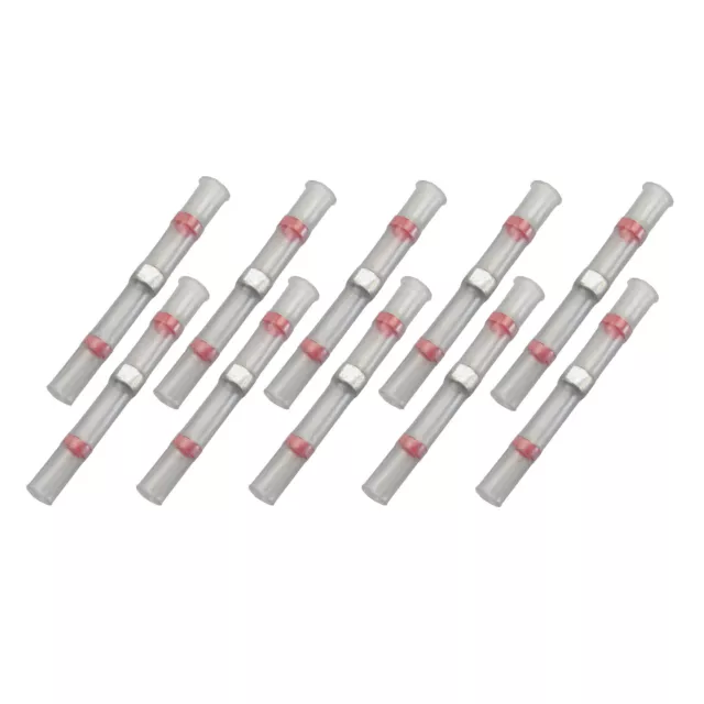 10x Lötverbinder 0,50 - 1,50²  rot Kleber Schrumpfverbinder Quetschverbinder