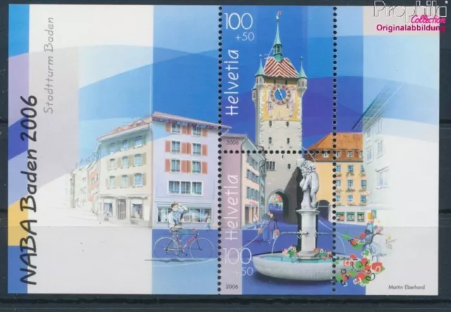 Briefmarken Schweiz 2006 Mi Block41 postfrisch (10194202