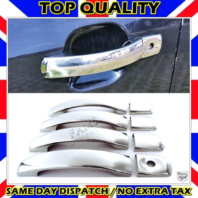 For Ford MONDEO III 2000 to 2007 Chrome Door Handle Cover 4 door 8 pcs S.STEEL