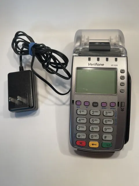 Verifone VX 520 Credit Card Reader Terminal M252-653-AD-NAA-3