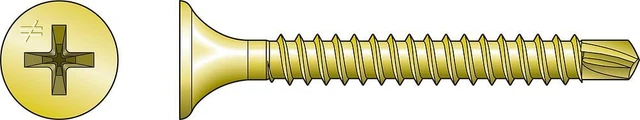 Simpson DWFSDQ114PS DWFSD Drywall-to-CFS Screw (Collated) — #6 x 1-1/4 in. #2