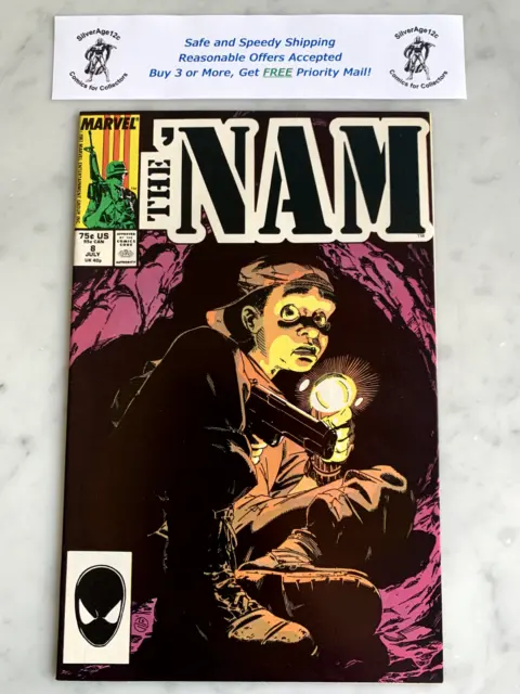 The 'Nam #8 KEY 1st Appearance of Tunnel Rat in High-Grade! (1987)