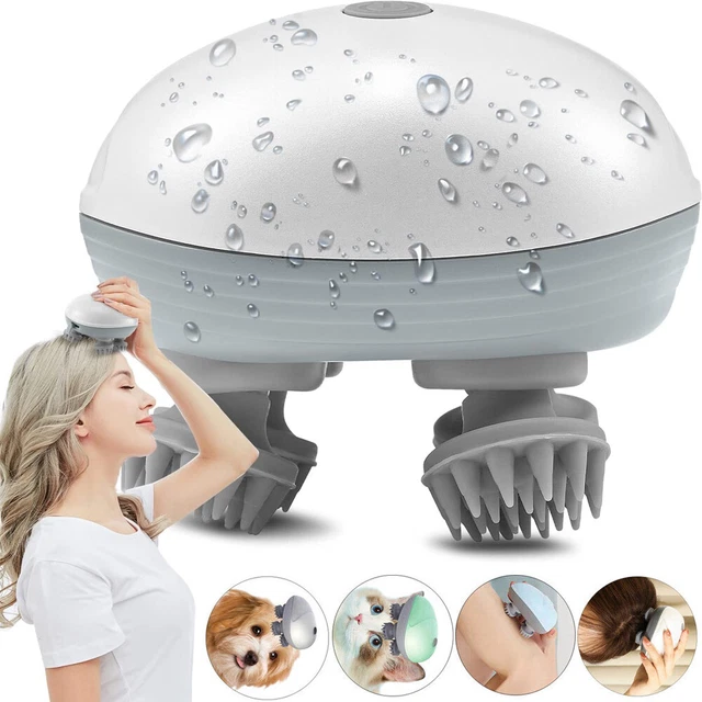 Electric Scalp Massager 5 Modes Pet Head Massager Scalp Hair Growth Portable