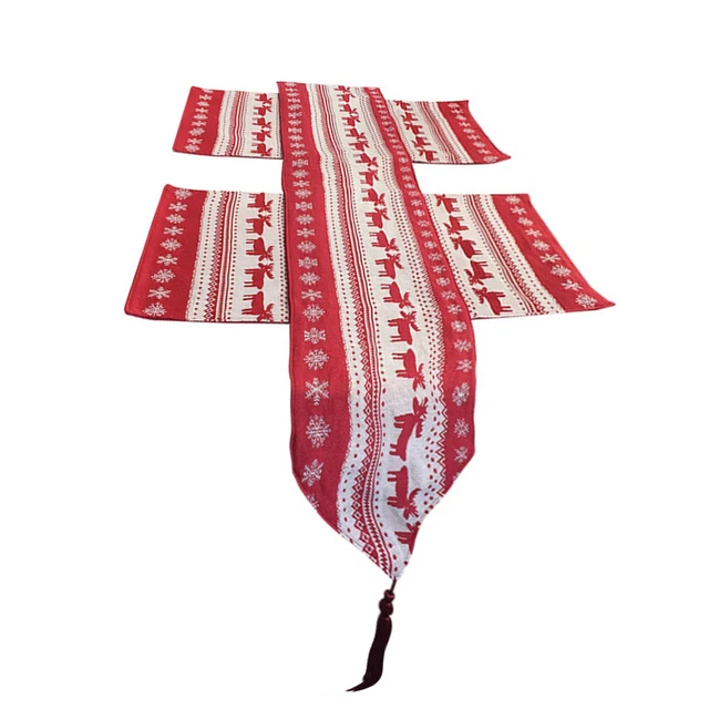 1 Set Elch-Dekor Weihnachten Urlaub Tischsets Urlaub Tischsets