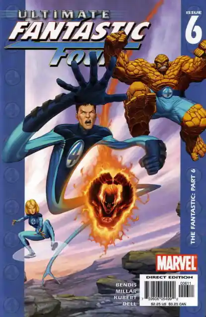 Ultimate Fantastic Four #6 Marvel Comics July Jul 2004 (FNVF)