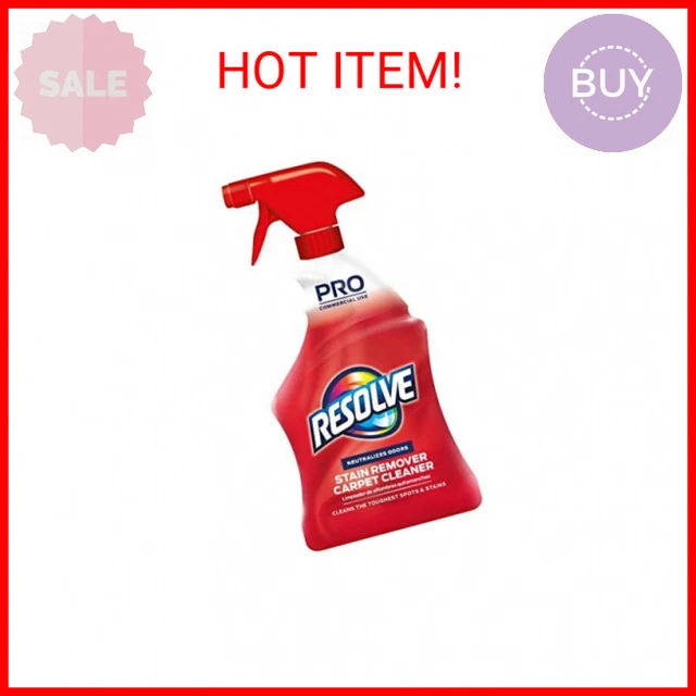 RESOLVE PROFESSIONAL STRENGTH Spot & Stain Carpet Cleaner, Red, 32 Fl