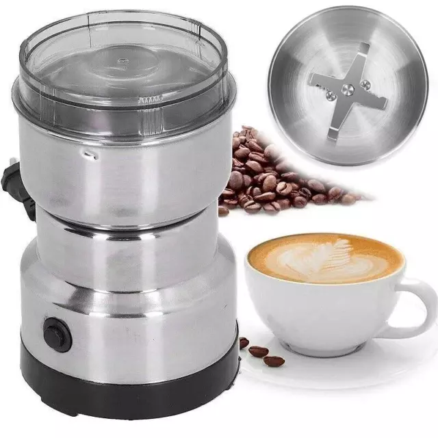 Macina Caffe Spezie Pepe Noci Elettrico 260W Capacita' 75Gr Caffè Acciaio Inox