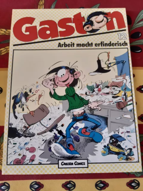 Franquin ,Gaston, Arbeit macht erfinderisch, Band 12, Carlsen 1990 - TOP