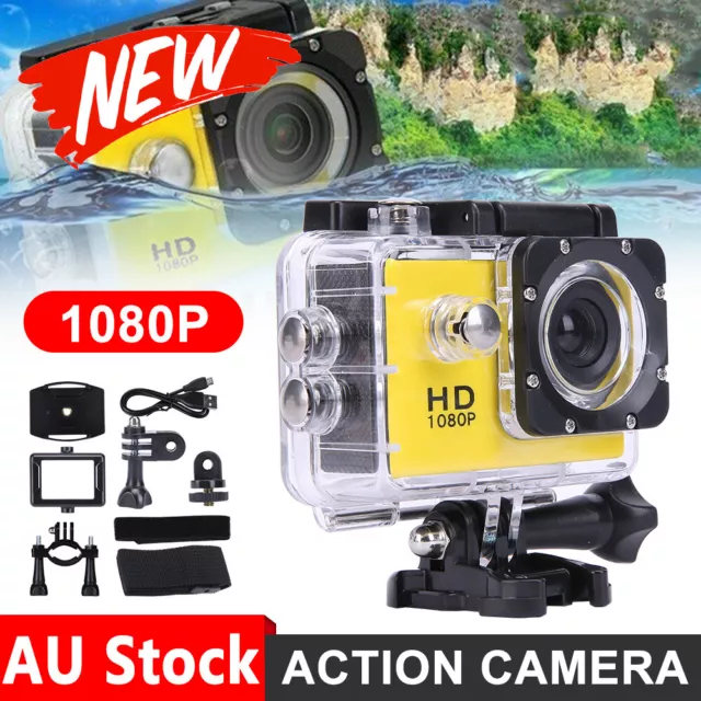 1080P 4K Sports Action Camera Ultra HD Waterproof Video Recorder Diving Go Pro