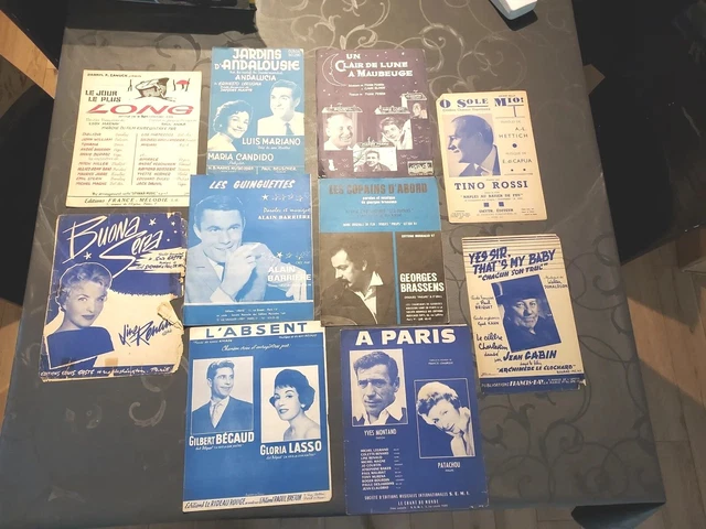 Lot De Partitions Anciennes