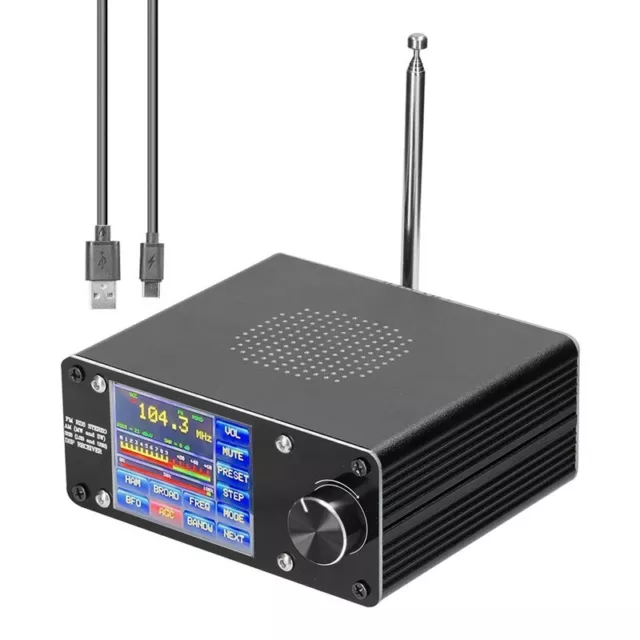 Récepteur radio compact bande complète contrôle écran tactile SI4732SI4735