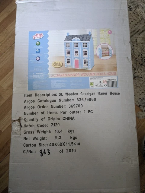 Chad valley wooden georgian manor best sale house