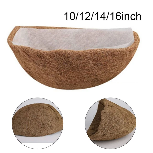 Panier Mural en Coco pour jardinière Suspendue - Doublure Rechange en Coco Naturelle - pour Panier Mural en Coco pour jardinière Suspendue - Doublure Rechange en Coco Naturelle - pour