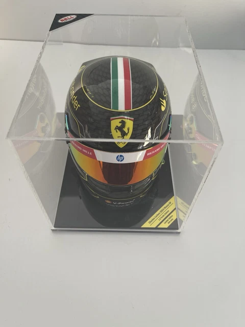 Casque 1/2 Charles Leclerc Ferrari F1, Première Victoire Spa 2019, échelle 1:2, Neuf