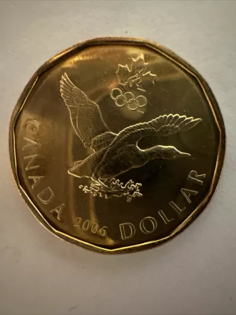 Canada $1 2006 Winter Olympic Loonie