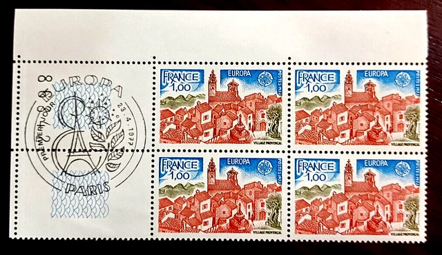 France  bloc de 4 timbres neuf**  YV N° 1928 europa