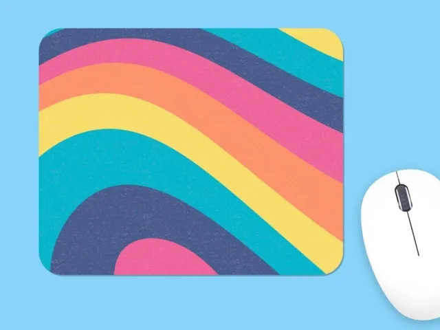 Groovy Mousepad, Decoración de oficina para escritorio de mujeres, Regalo...