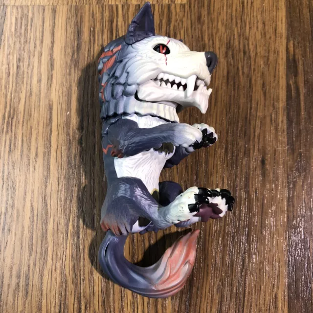 Fingerlings Untamed Dire Wolf by Wowee 2018 Grey & Red Robotic Pet Interactive